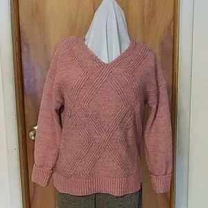 Sweater, a.n.a, pink, large